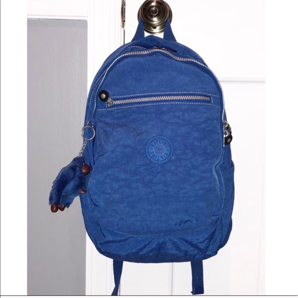 Medium blue Kipling bag